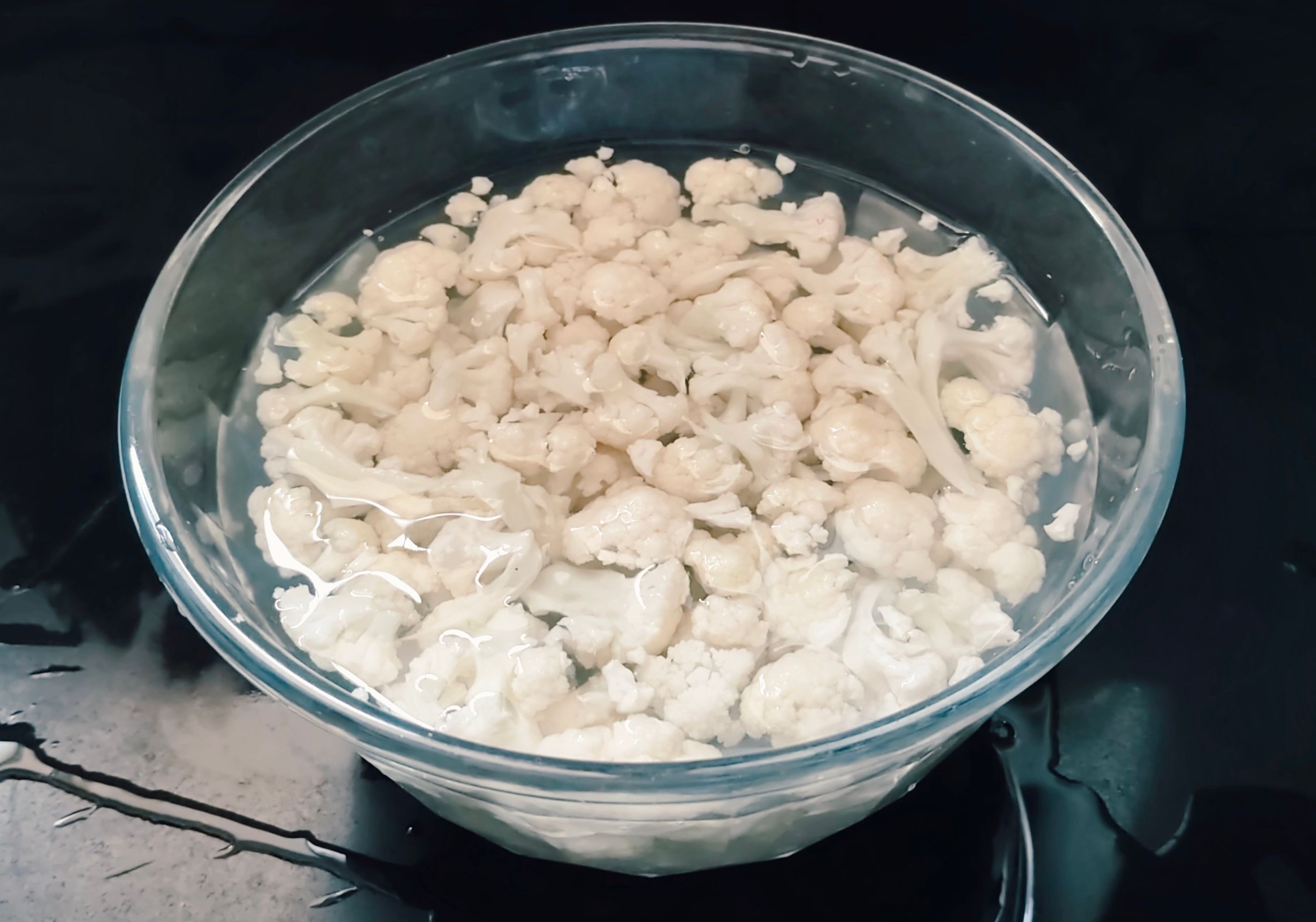 Prepare the cauliflower
