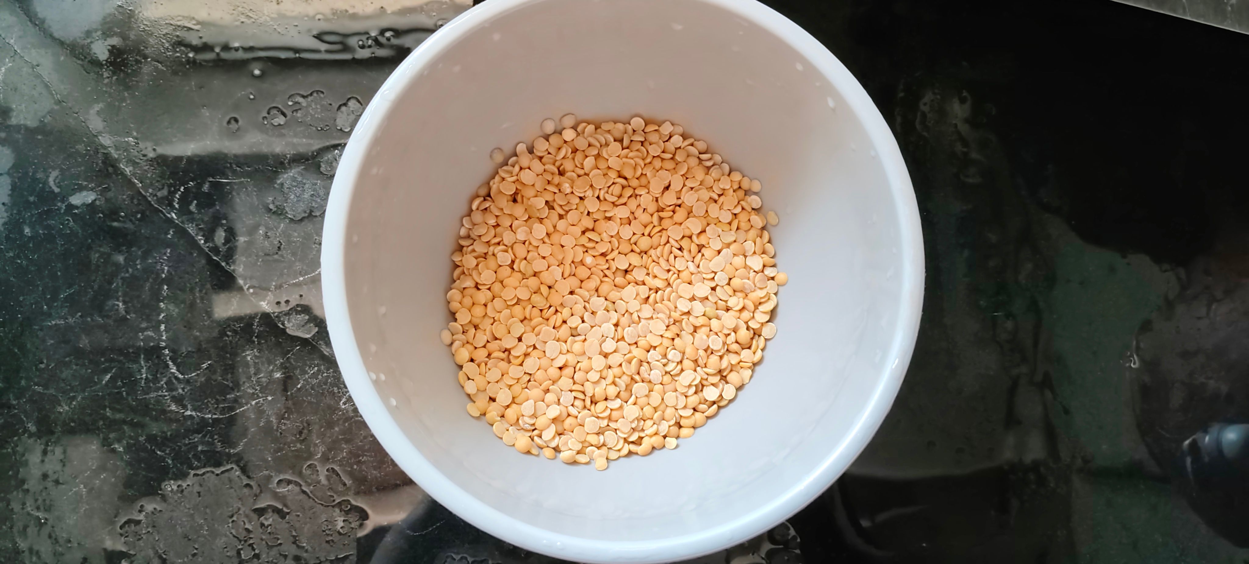 Let's the start with sambar firstly wash toor dal