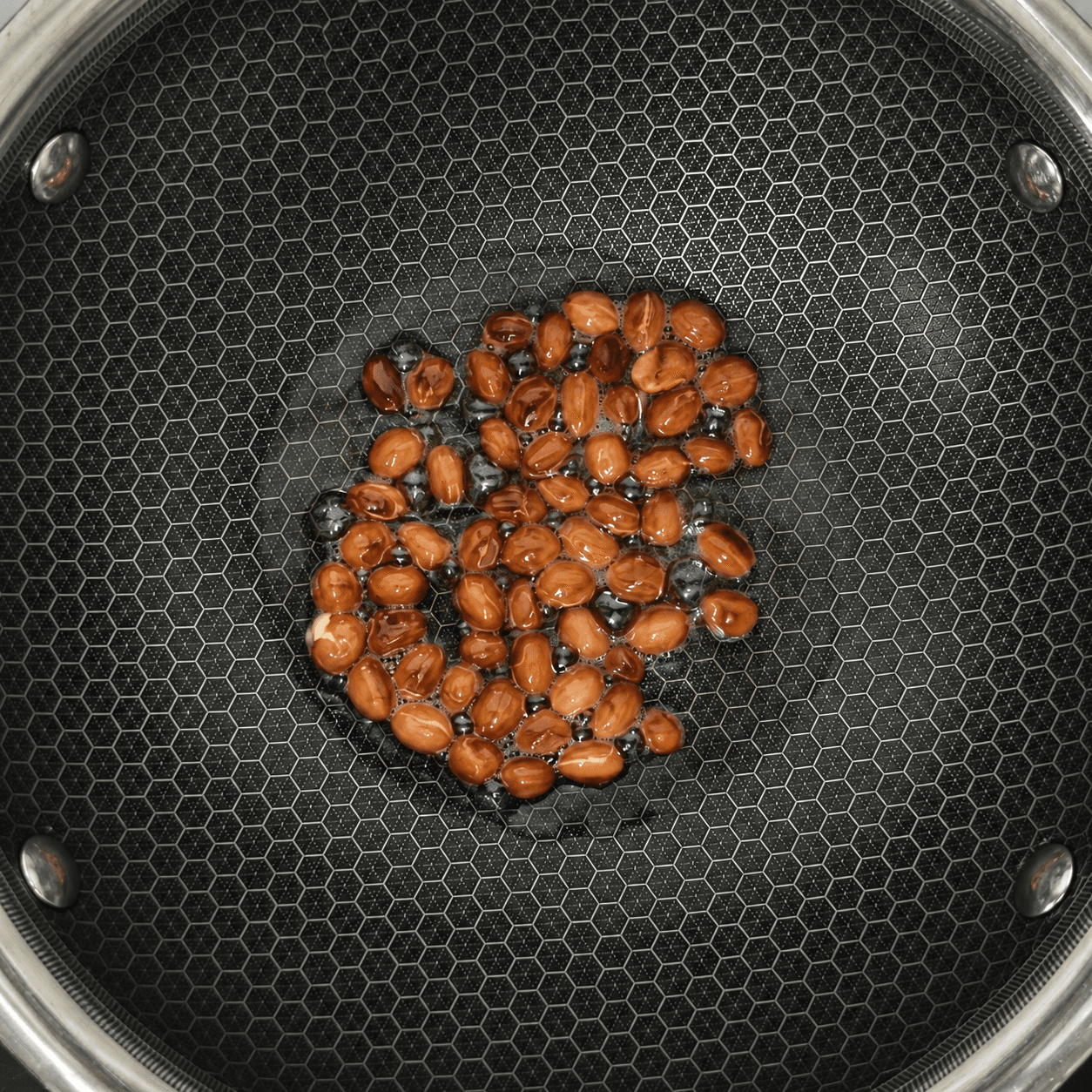 Roast the peanuts